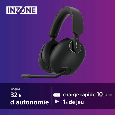 Casque gaming H9 Sony INZONE sans fil - A réduction de bruit - Noir